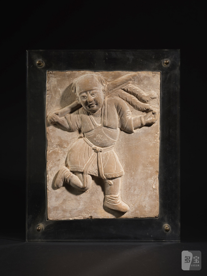 金 陶磚 一組五件 | ENSEMBLE DE CINQ PLAQUES EN TERRE CUITE - 图12